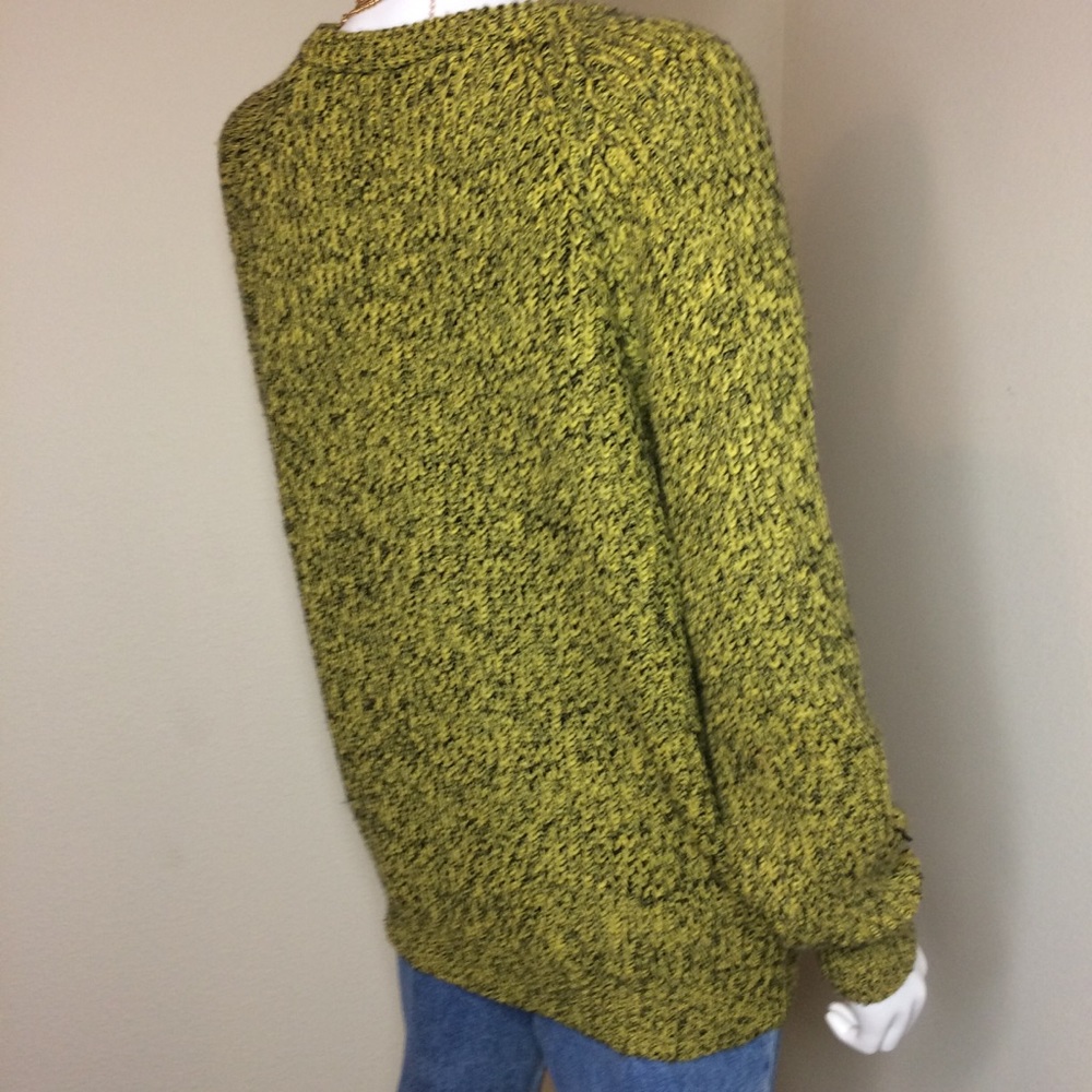 Vintage chunky sweater pullover cardigan top - Picture 6 of 8